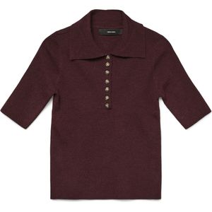 VERO MODA - VMMARINA 2/4 POLONECK PULLOVER - Dames - Polo's