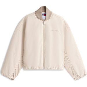 Tommy Jeans Jas Tjw Varsity Graphic Bomber Dw0dw22044 Aby Gulf Sand Dames Maat - XL