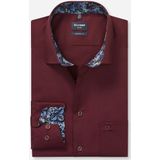 OLYMP - Luxor - Overhemd - Bordeauxrood - Modern Fit