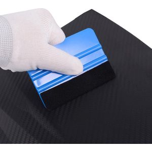 CHPN - Rakel - Rakel met Vilt - Schraper - Wrapping - Carwrapping - Raamfolie schraper - Blauw