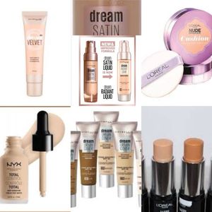 L'oreal& Maybelline Carton de 100 pcs Mixte détaillée A (2,99€ STUKS)