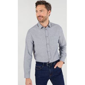 Damart - Flanellen Thermolactyl overhemd - Heren - Grijs - 41/42