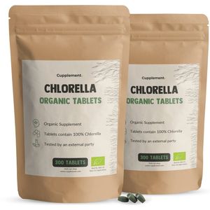 Cupplement Chlorella 500 mg Biologisch Combideal 2x 300 Tabletten - Algen - Detox