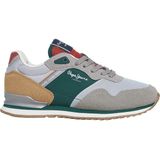 Pepe Jeans - London City - Trainers - Blauw - Plat - Veters - Casual