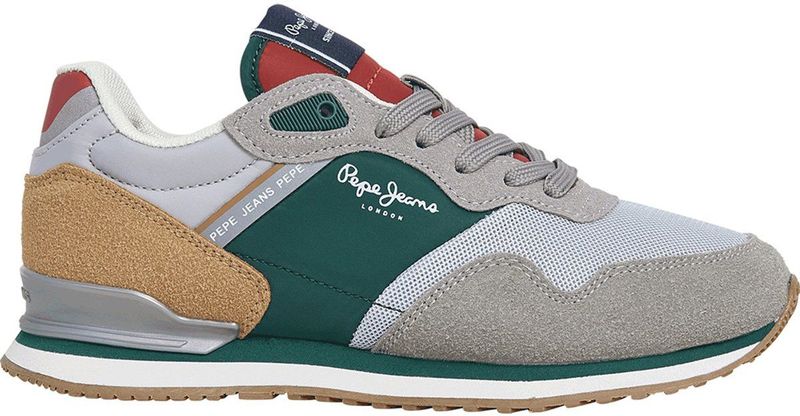 Pepe Jeans - London City - Trainers - Blauw - Plat - Veters - Casual