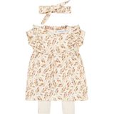 Dirkje R-GROOVY GIRL Meisjes Kledingset - Off white - Maat 80