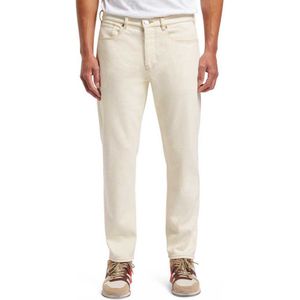 Scotch & Soda The Drop Regular Taper Fit Spijkerbroek Beige 33 / 32 Man