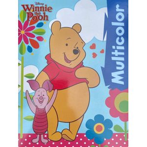 Disney - Multicolor - Winnie the Pooh en Knorretje Blauw - Kleurboek met 32 pagina's - Disney Classics - knutselen - kleuren - tekenen - creatief - verjaardag - kado - cadeau