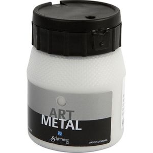 Hobbyverf Metallic, zilver(5110), 250 ml/ 1 fles