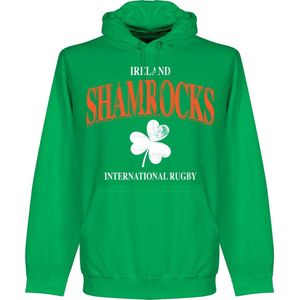 Ierland Rugby Hooded Sweater - Groen - XL