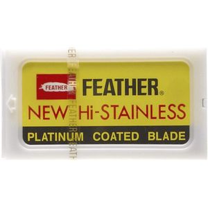 Roestvrij Stalen Veiligheidsscheermesjes - Tweezijdig Scheermesje (10 Stuks)