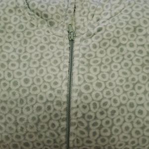 Cocodream meisjes onesie fleece - maat 152 - Animal dots - groen