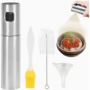 Ariko Olijfolie Sprayer – Oliespray -  Verstuiver voor Keuken – Cooking Spray – BBQ - Inclusief Accessoires
