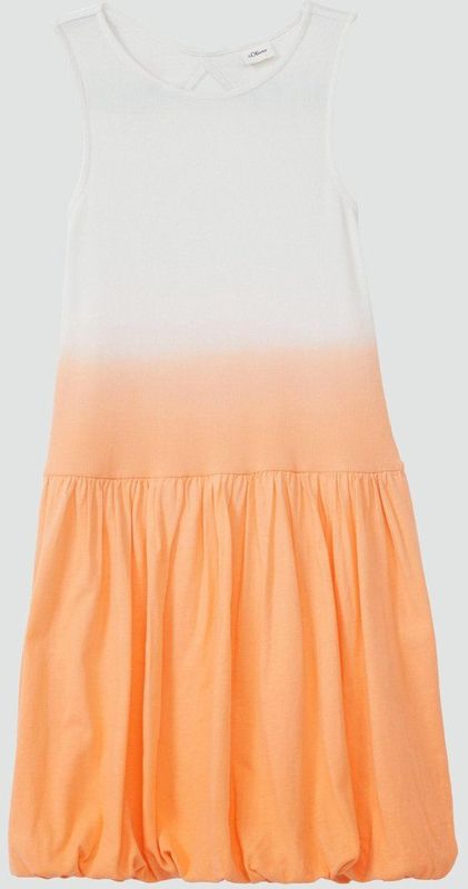 Jurk - Mouwloos - Katoenmix - Tie-dye - Ballonrok