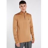 Protest WILL – Top met 1/4 ritssluiting Heren – Fudgecamel