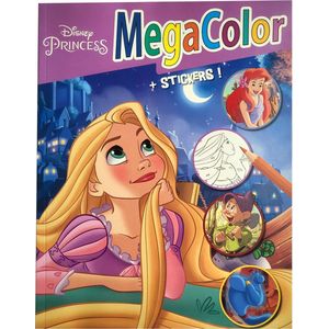 MegaColor Kleurboek- Disney Princess + stickers