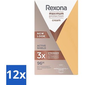 Rexona - Deodorant Stick - Maximum Protection - Extra Sterke Bescherming - 45 ml - Voordeelverpakking - 12 stuks