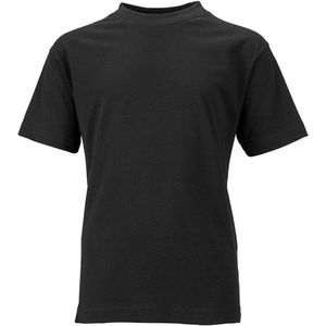 James and Nicholson Kinderen/Kinderen Basic Tee (Zwart)