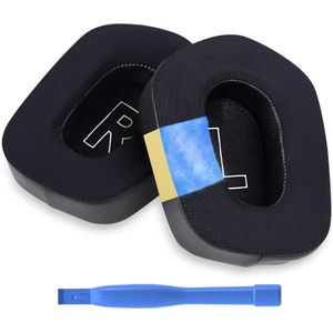 Vervangende Oorkussens voor Logitech G733 / G335 Lightspeed Wireless Gaming Hoofdtelefoons van MMOBIEL – Cooling Gel Koptelefoon Oorkussens - Noise Isolation Hoofdtelefoon Earpads – Zwart
