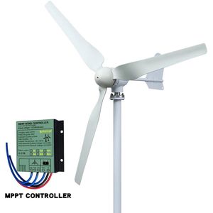 Windturbine - Windturbine Generator - Windmolen - 4000W - 48V - Windenergie - met MPPT Controller - Stille en Efficiënte 3-Bladige Oplossing - voor Huishoudens en Off Grid Toepassingen