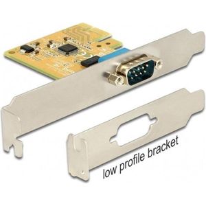 DeLOCK seriële RS232 PCI-Express kaart met 1 9-pins SUB-D poort en Low Profile bracket