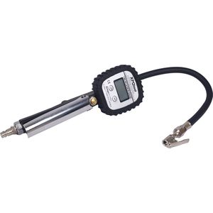 XPOtool digitale bandenspanningsmeter 0-10 bar, banden drukmeter; digitaal bandenpomppistool, spanningsmeter op batterij - Multistrobe