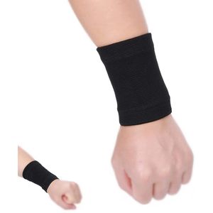 JGS Premium - Sporthandarmspalk verlicht pijn - verstelbare polsbandage - ademend - super elastisch - buitengebruik - ondersteuning voor pols - comfortabel - zwart