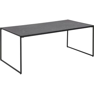 Sohome Salontafel Suhail - Marmerlook - 120 x 60cm - zwart