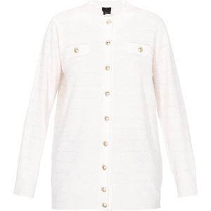 DreiMaster - Classic - Gebreid Vest - Natuurwit