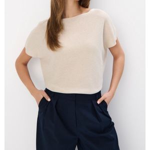 Dames metallized fiber Trui