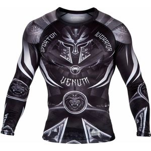 Venum Kleding Gladiator 3.0 Rashguard L/S Zwart Wit - XL