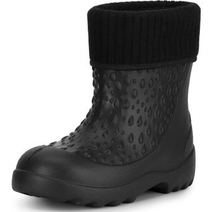 Ladeheid Kinder Regenlaarzen - Thermo Rubberlaarzen Vederlicht - EVA - LA-DW-KidsWinter - Zwart - 30/31