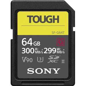 Sony Tough Professional SDXC 64 GB - CL10 UHS-II R300 W299 U3 V90