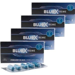 BlueXtreme | De Bekende Sterke Erectiepil Voor Mannen - 20 capsules - Zelfde sterkte als Viagra, op 100% natuurlijke basis