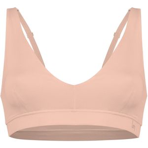 Undiemeister Bralette Top Dames - Blush Dusk (Lichtroze) - Beha Perfecte Pasvorm - Zijdezachte Ademende Stof - Geen Labels - Basic BH - Tencel - Bralette - Maat XXL