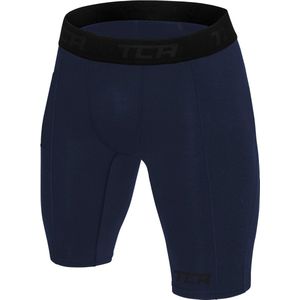 TCA SuperThermal compressieondergoed voor heren, blauw (1 x tas), XL