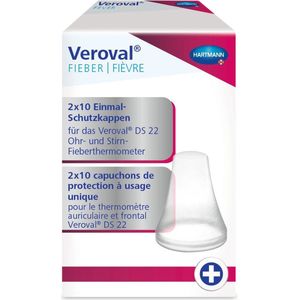 Wegwerp beschermkapjes - 20 stuks- Voor de Veroval 2-in-1 infraroodthermometer