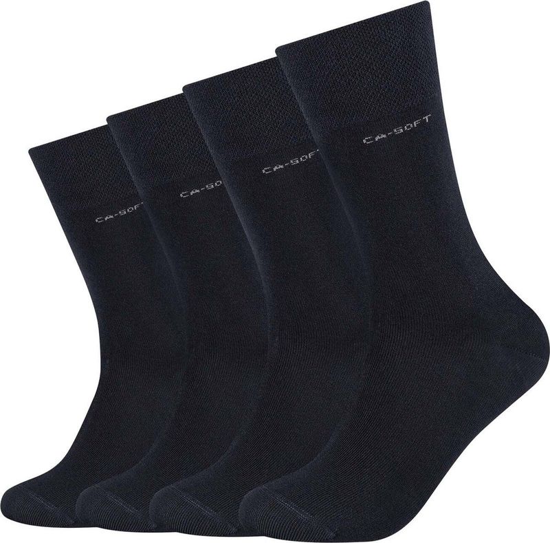 Camano Set van 4 sokken, donkerblauw, 35/38 EU