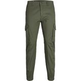 JACK&JONES JUNIOR JPSTPAUL JJFLAKE AKM 542 OLIVE NOOS JNR Jongens Broek - Maat 152