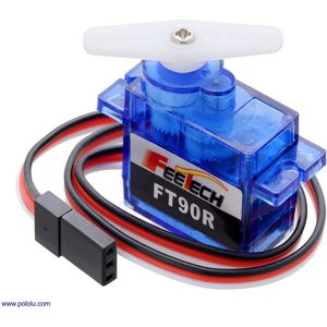 FEETECH FT90R Digitale Micro Continuous Rotation Servo – 360° Servo met Accessoires – Pololu 2817
