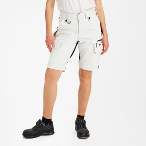 Engel Entire werkshorts met 4-weg stretch voor dames 6341-234 - Bone White / Anthracite Grey - 34