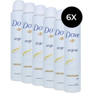 Dove Original Deodorant Spray - 6 x 200 ml