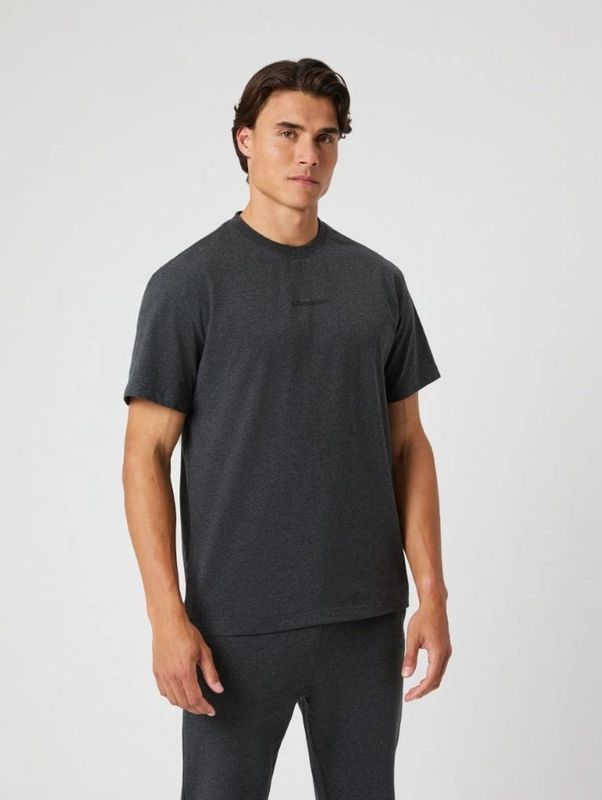 Björn Borg Borg Classic Workout T-shirt Heren Dark Gray Melange L