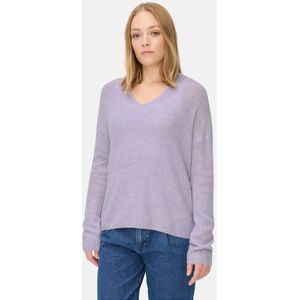 camel active - Gebreide Trui - Paars - V-hals