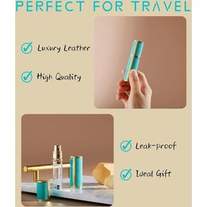 Parfumverstuiver - Wit - Mini-parfumverstuiver - 5 ml - Handtas