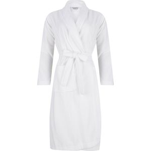 Pastunette / Pasha dames Badjas Fleece/badstof - White