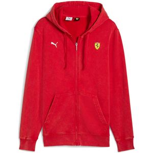 Puma - Ferrari - Trainingsjack - Rood - Relaxed Fit