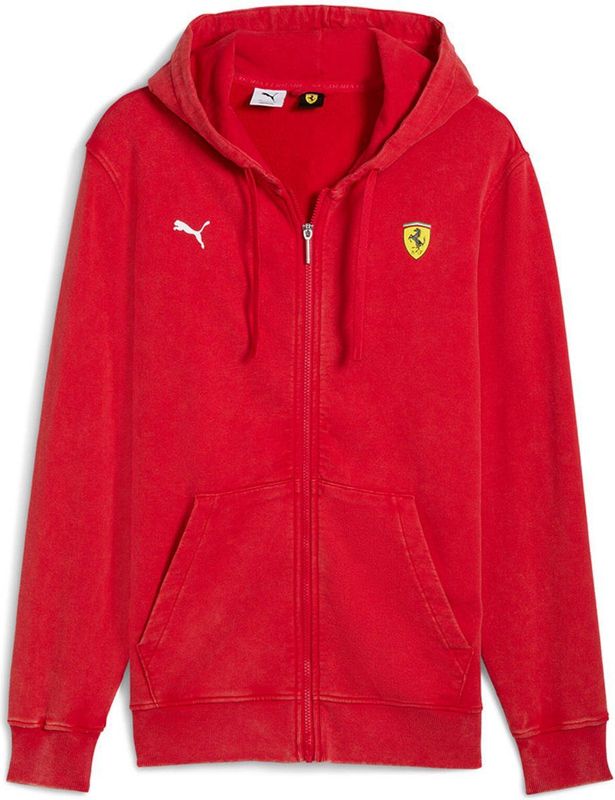 Puma - Ferrari - Trainingsjack - Rood - Relaxed Fit