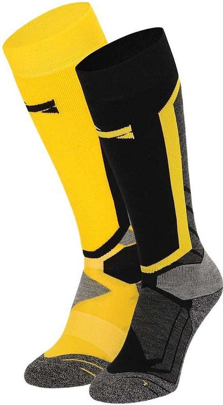 Xtreme - Snowboard Sokken - Multi Black - 2 paar - Verstevigde Hiel en Kuit