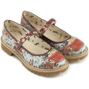 GOBY - Lovely - Ballerinas - Sandalen -Hoge kwaliteit - Handmade - Meisjesprint - Maat 42